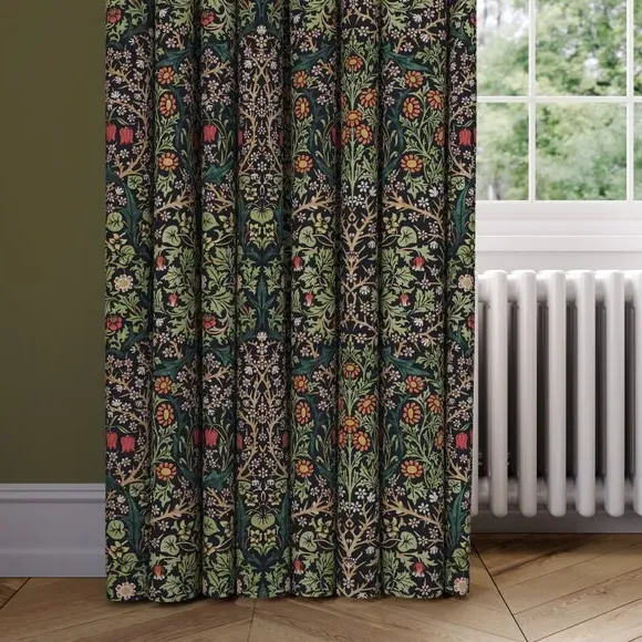Made to Measure Curtains Blackthorn - Forest, Velvet