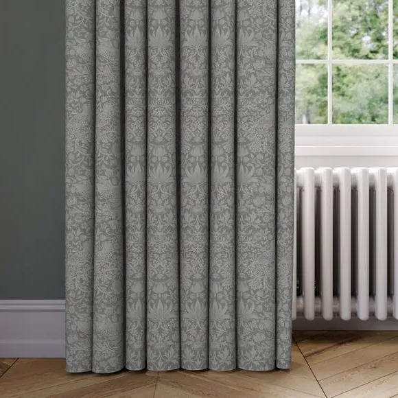 Made to Measure Curtains - Charcoal, Cotton