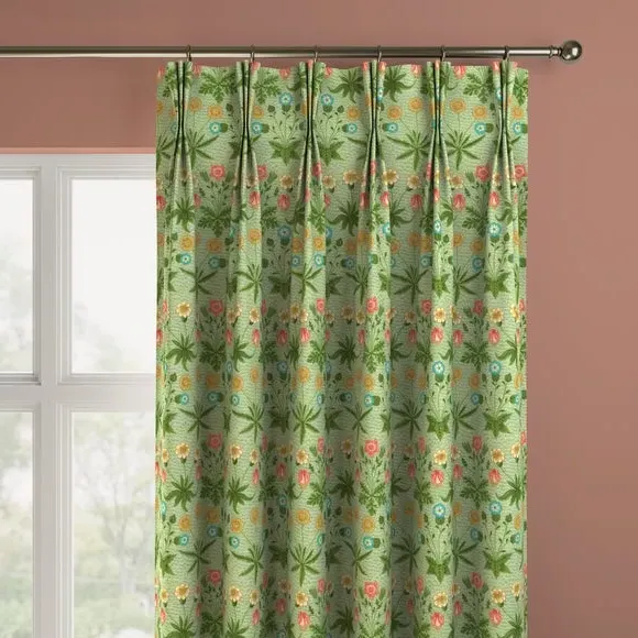 Made to Measure Curtains Daisy - Leaf, Cotton