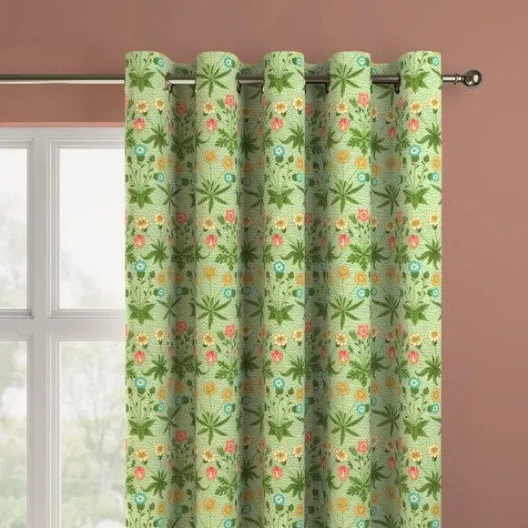 Made to Measure Curtains Daisy - Leaf, Cotton