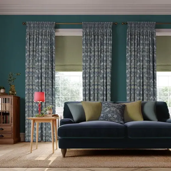 Made to Measure Curtains - Denim, Polyester