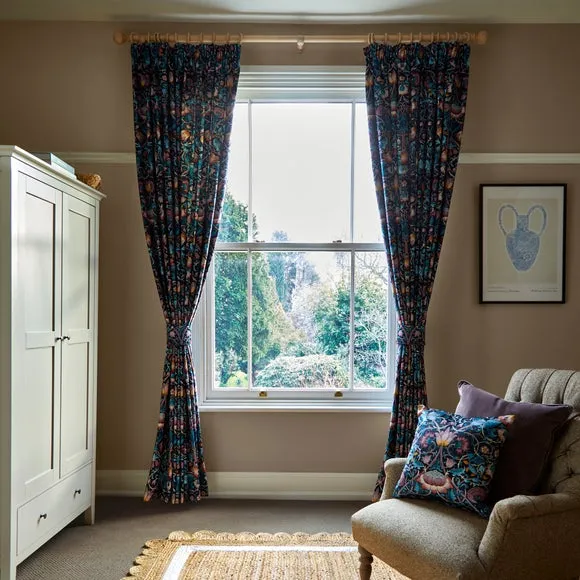 Made to Measure Curtains - Dewberry, Velvet