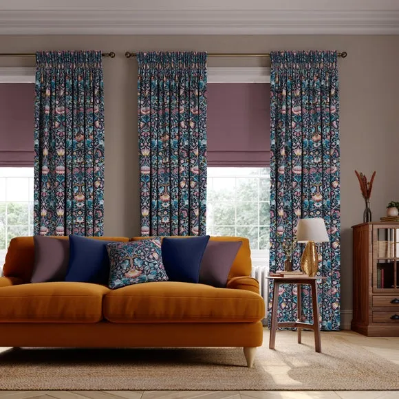 Made to Measure Curtains - Dewberry, Velvet