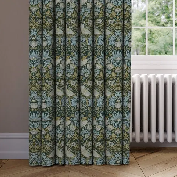Made to Measure Curtains - Emerald, Polyester
