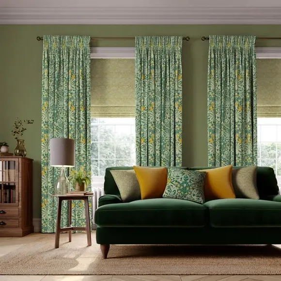Made to Measure Curtains - Evergreen