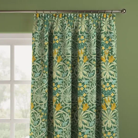 Made to Measure Curtains - Evergreen