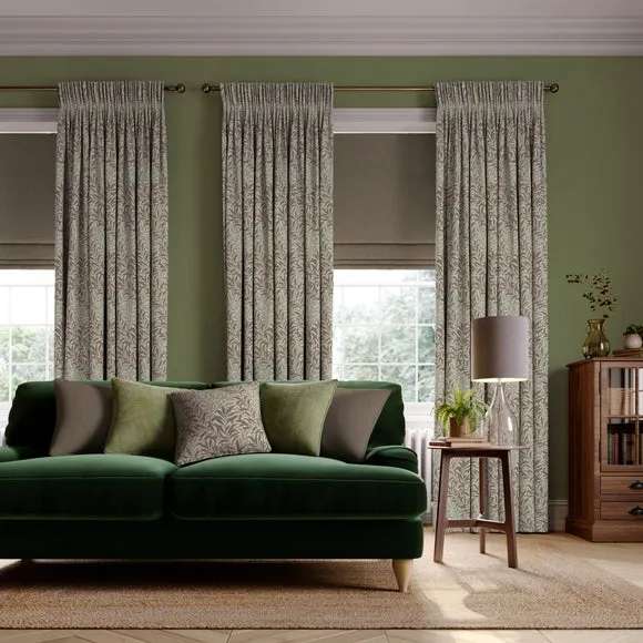 Made to Measure Curtains - Flax, Woven Fabric
