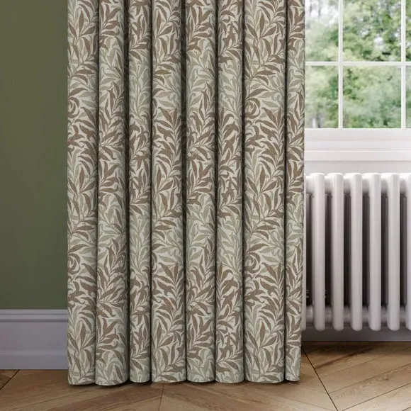 Made to Measure Curtains - Flax, Woven Fabric