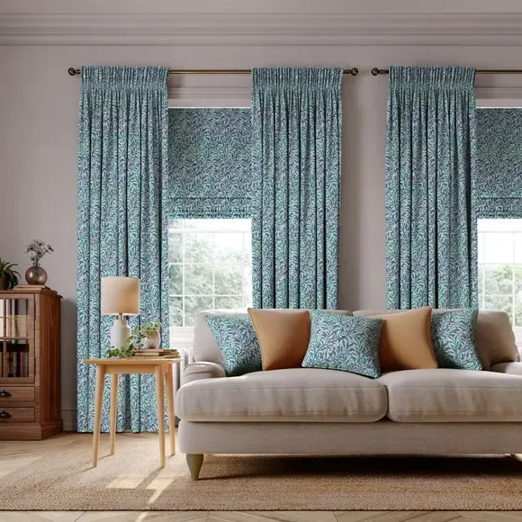 Made to Measure Curtains - Ink, Fabric