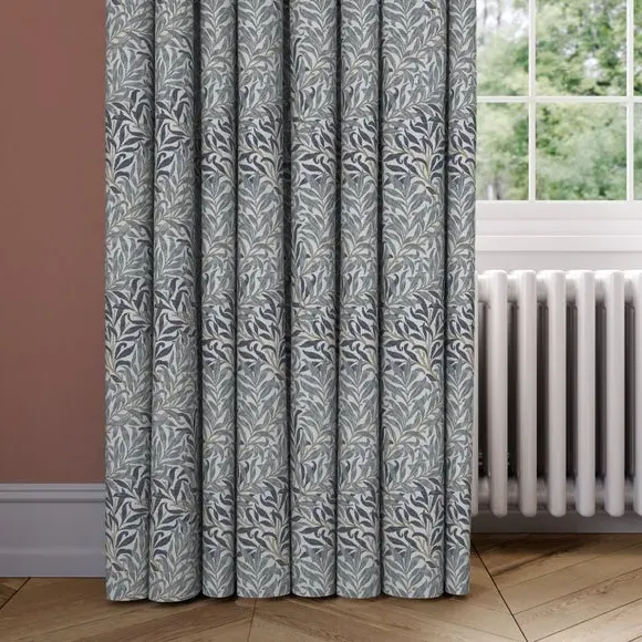Made to Measure Curtains - Ink, Woven Fabric