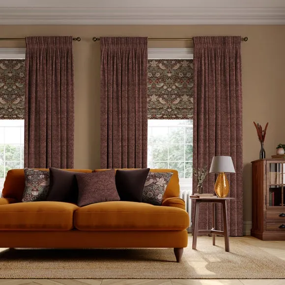 Made to Measure Curtains - Merlot, Cotton