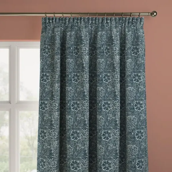 Made to Measure Curtains - Navy, Cotton