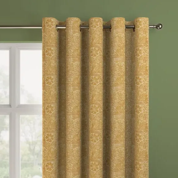 Made to Measure Curtains - Ochre, Cotton