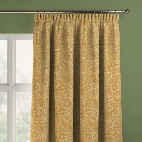 Made to Measure Curtains - Ochre, Cotton