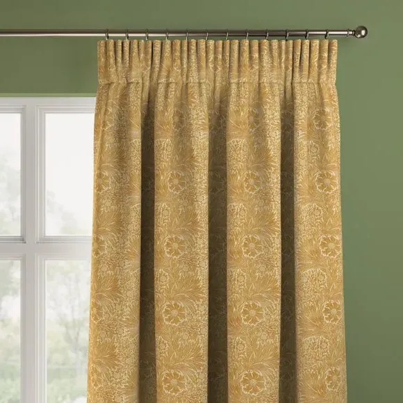 Made to Measure Curtains - Ochre, Cotton