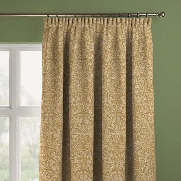 Made to Measure Curtains - Ochre, Polycotton