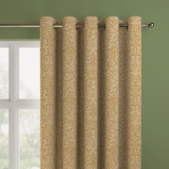 Made to Measure Curtains - Ochre, Polycotton