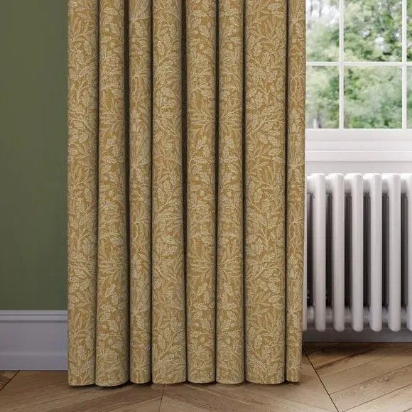 Made to Measure Curtains - Ochre, Polycotton