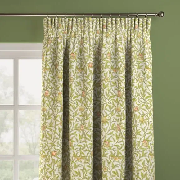 Made to Measure Curtains - Pear, Bird & Pomegranate