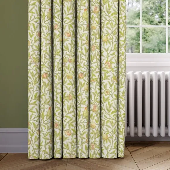 Made to Measure Curtains - Pear, Bird & Pomegranate