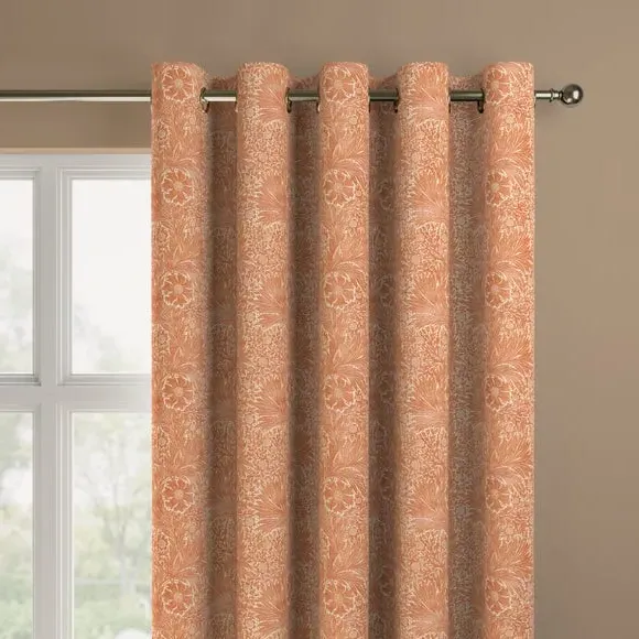 Made to Measure Curtains - Rust, Cotton