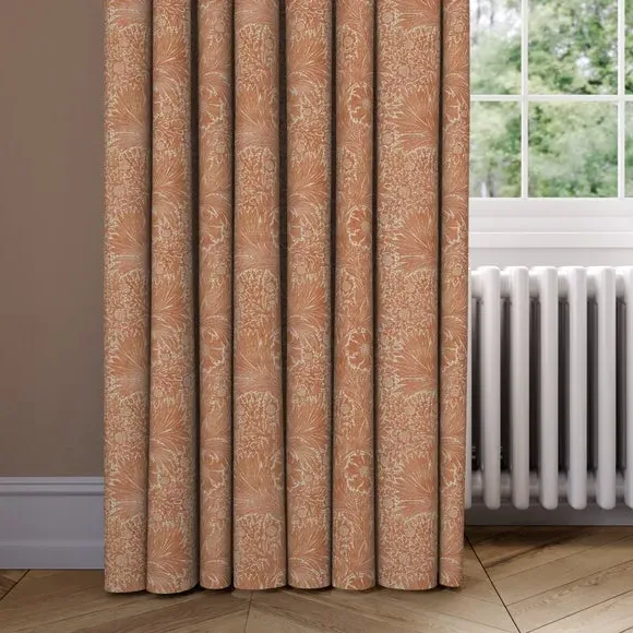 Made to Measure Curtains - Rust, Cotton