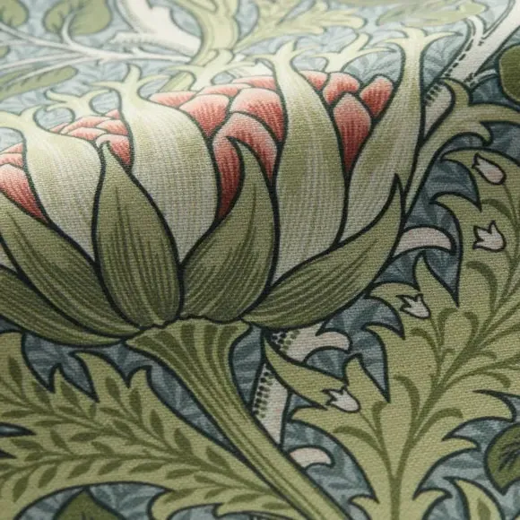 Made to Measure Curtains - Sage, Cotton