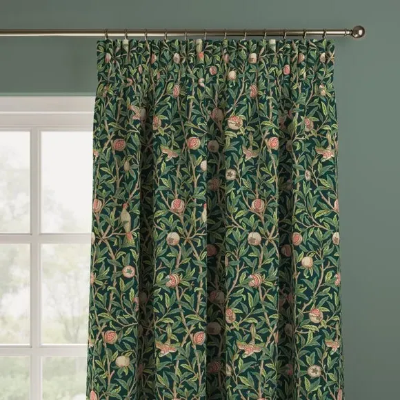 Made to Measure Curtains - Spruce, Bird & Pomegranate