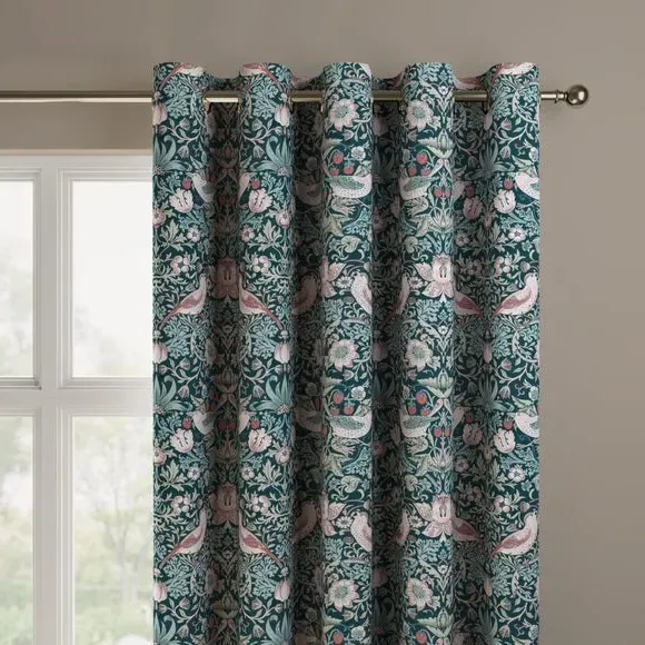 Made to Measure Curtains - Teal, Velvet