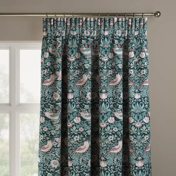 Made to Measure Curtains - Teal, Velvet