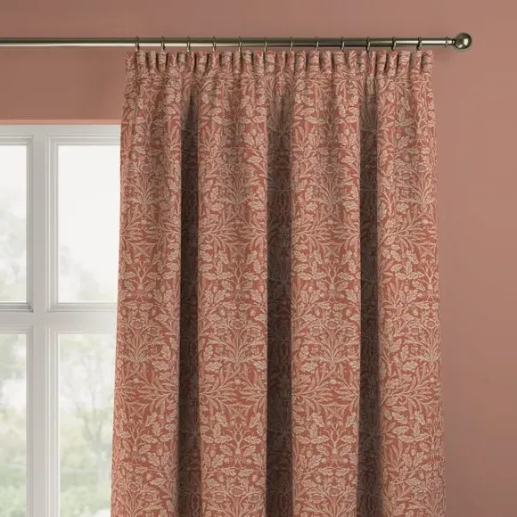 Made to Measure Curtains - Terracotta, Polycotton