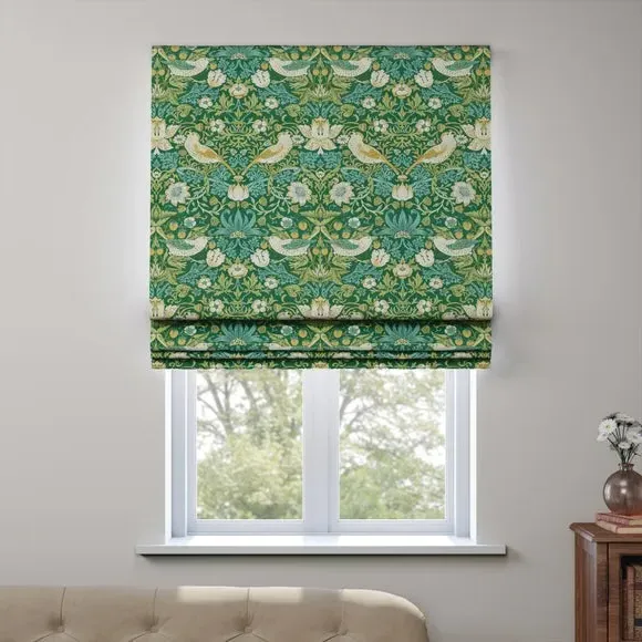 Made to Measure Roman Blind - Azure, Polyester