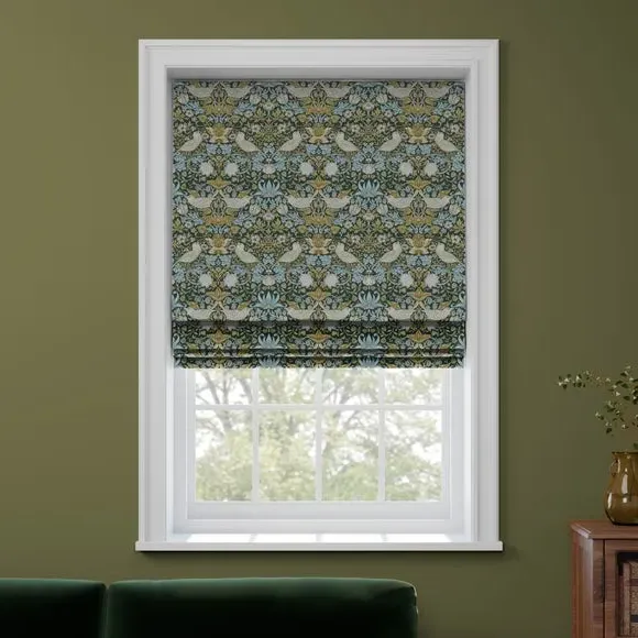 Made to Measure Roman Blind - Emerald, Polyester