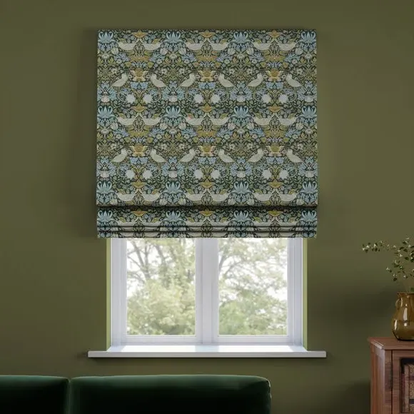 Made to Measure Roman Blind - Emerald, Polyester