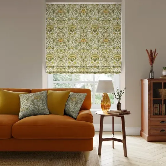 Made to Measure Roman Blind - Green, Fabric image