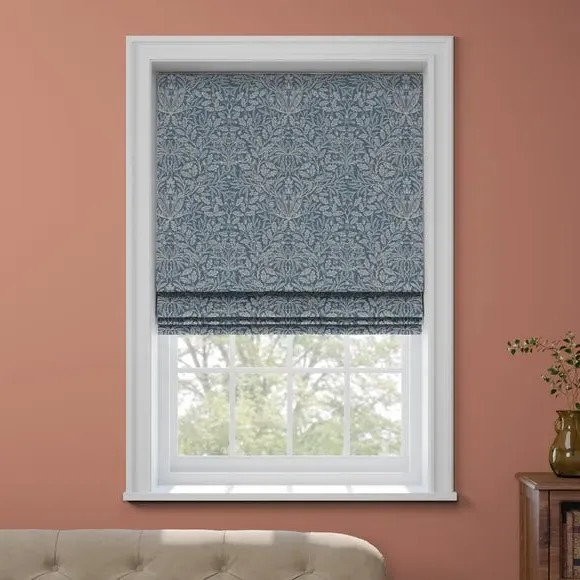 Made to Measure Roman Blind - Indigo, Polycotton