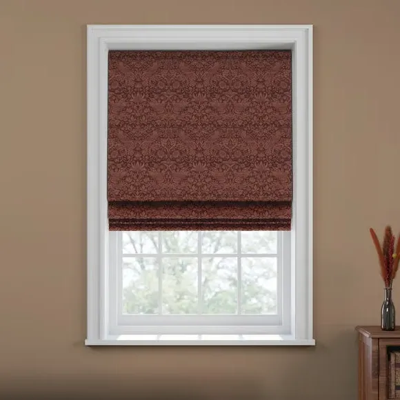 Made to Measure Roman Blind - Merlot, Cotton
