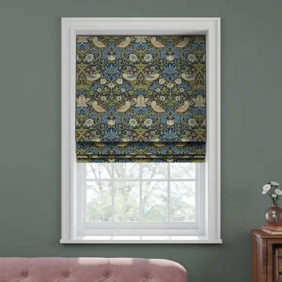 Made to Measure Roman Blind - Midnight, Cotton