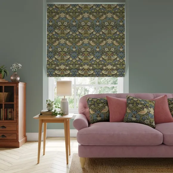 Made to Measure Roman Blind - Midnight, Cotton