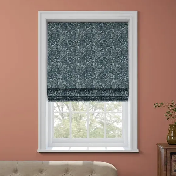 Made to Measure Roman Blind - Navy, Cotton