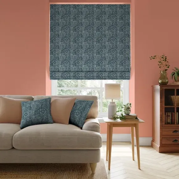 Made to Measure Roman Blind - Navy, Cotton