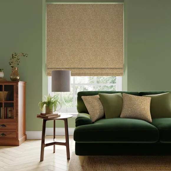 Made to Measure Roman Blind - Ochre, Polycotton