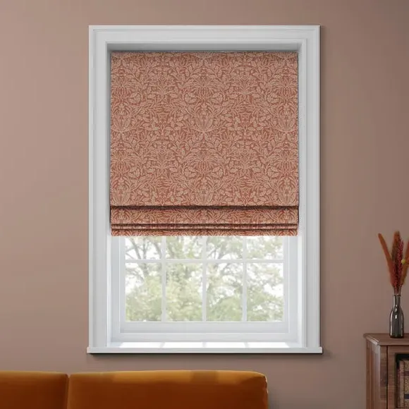 Made to Measure Roman Blind - Terracotta, Polycotton
