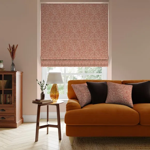 Made to Measure Roman Blind - Terracotta, Polycotton