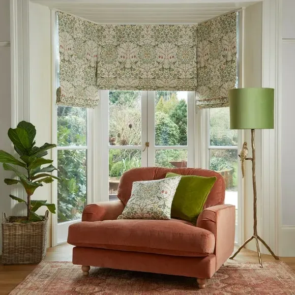 Made to Measure Roman Blinds - Aloe, Cotton