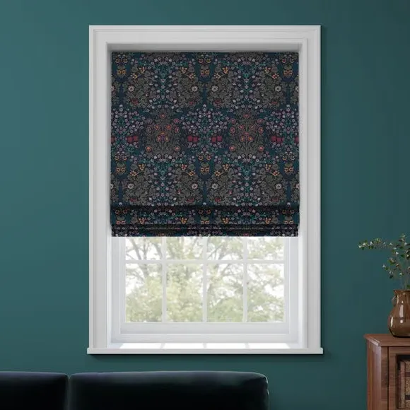 Made to Measure Roman Blinds - Dewberry, Velvet