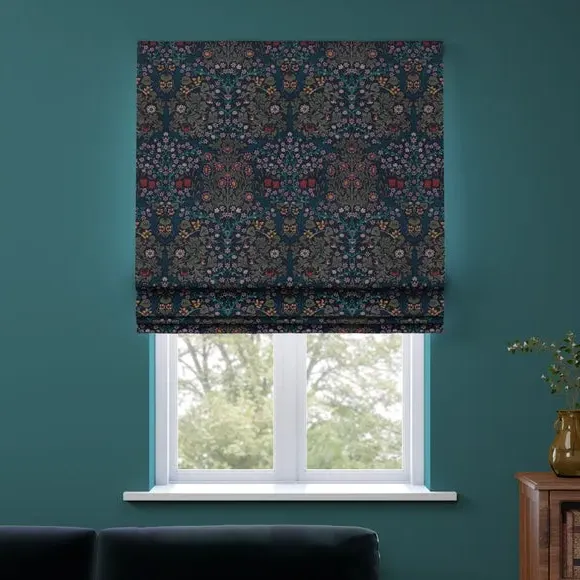 Made to Measure Roman Blinds - Dewberry, Velvet