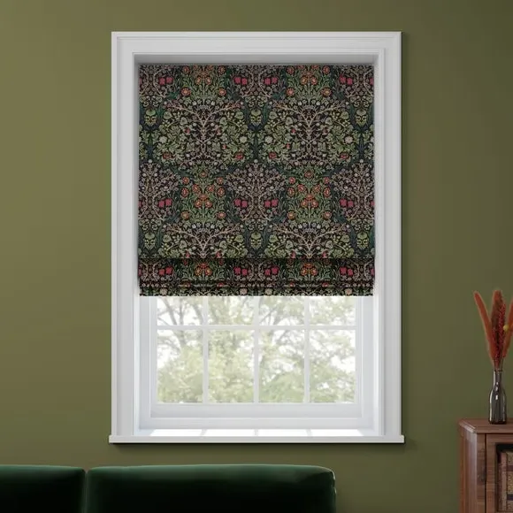 Made to Measure Roman Blinds - Forest, Velvet