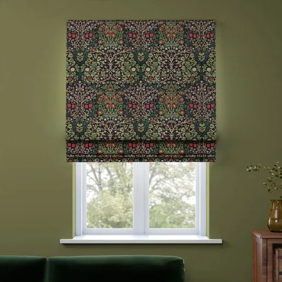 Made to Measure Roman Blinds - Forest, Velvet
