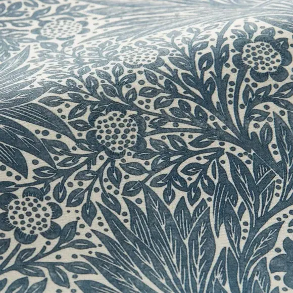 Marigold Cushion Cover - Navy, Cotton